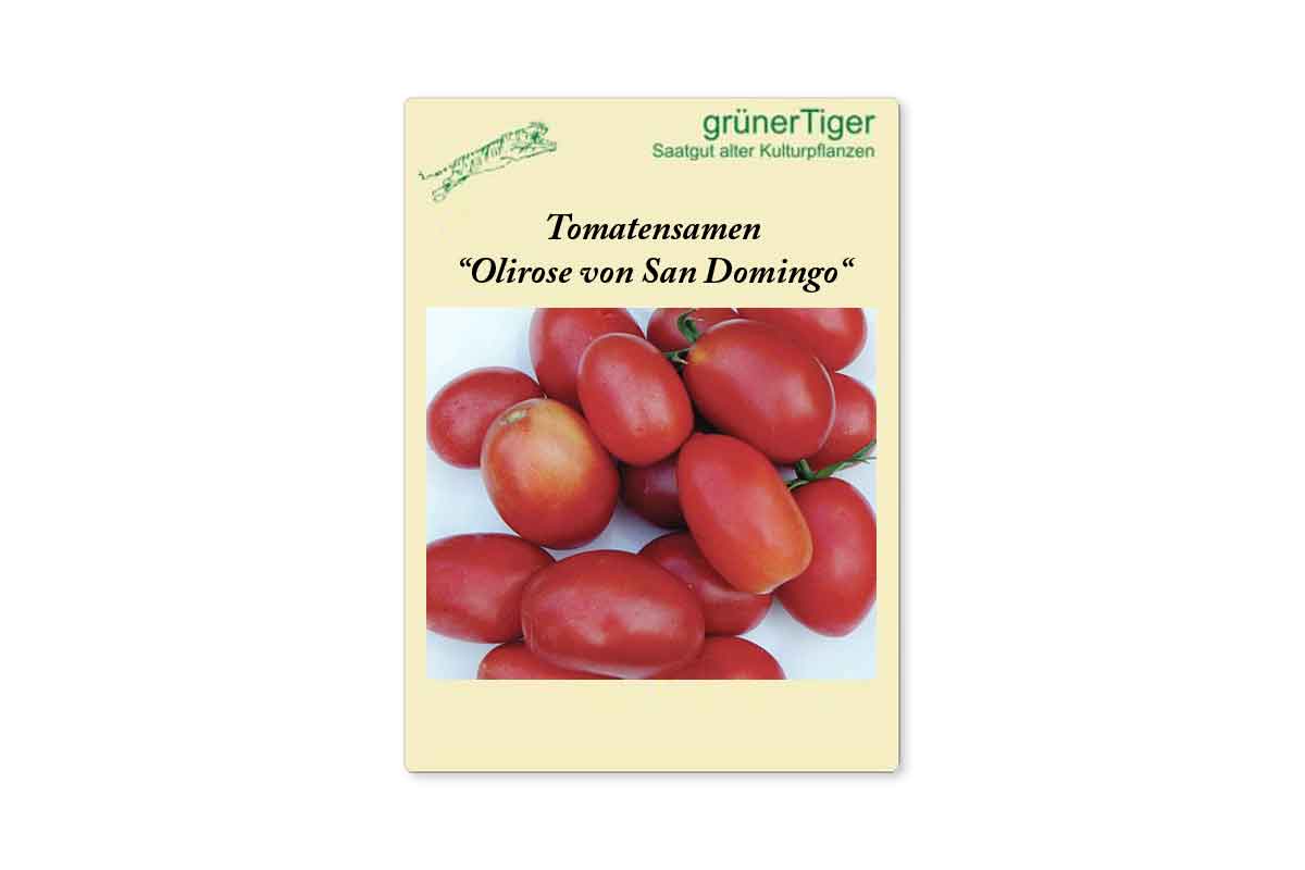 Samen für Rote Stabtomate Olirose von San Domingo 